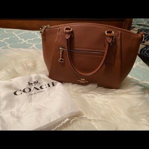 COACH Elise Satchel-Saddle